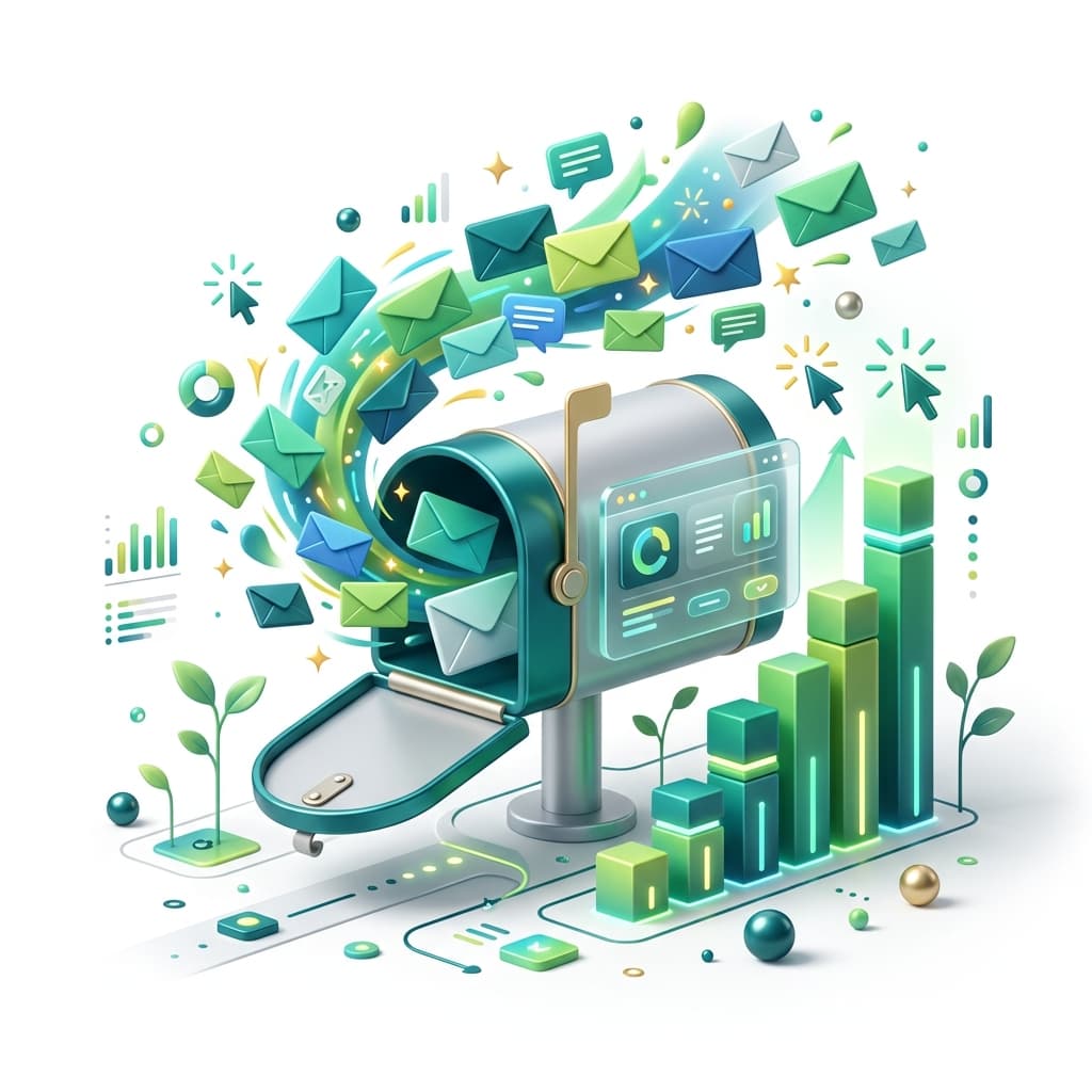 Newsletters Mailbox Illustration